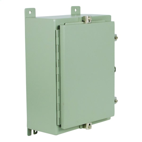 Padlockable Hasp with Clamps Electrical Enclosures, 24 in H, 24 in D, 16 in W